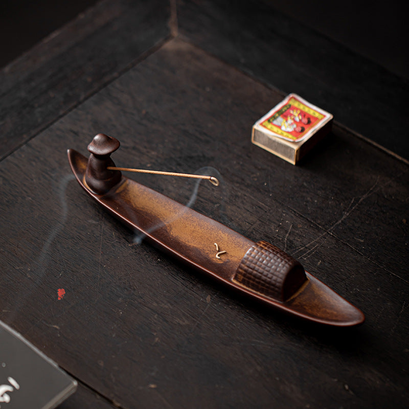 Fisherman fishing incense plug, indoor household tea table incense device