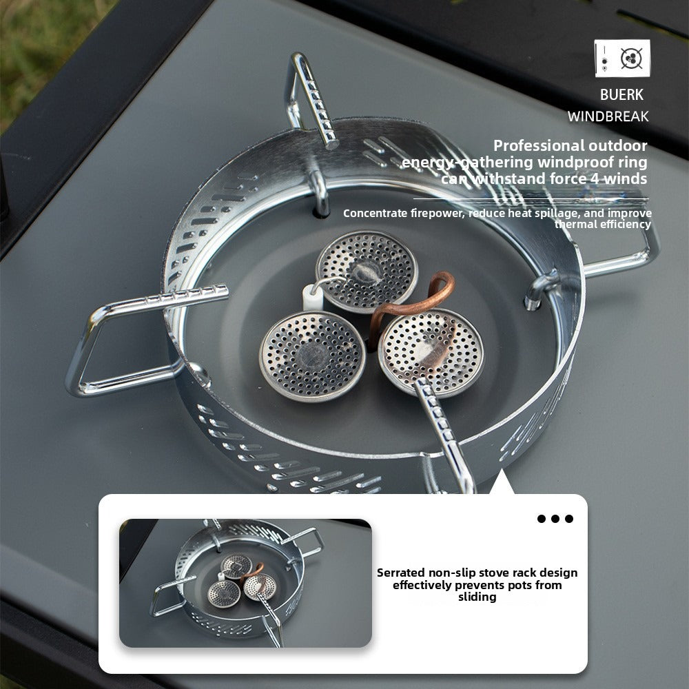 Bubik unit IGT furnace, portable fire windproof gas cassette furnace