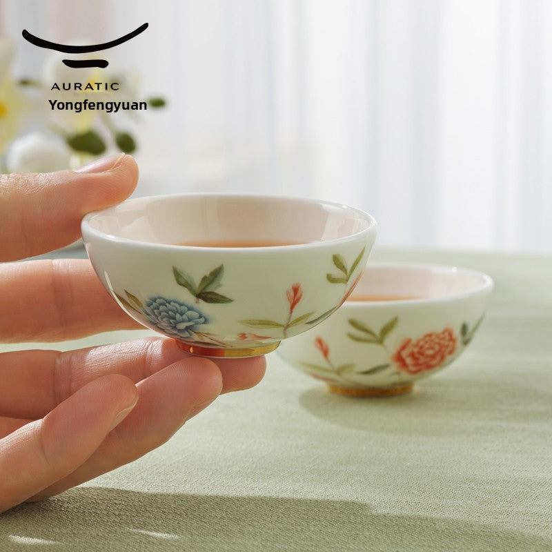Yongfengyuan travel tea set, portable outdoor tea cup