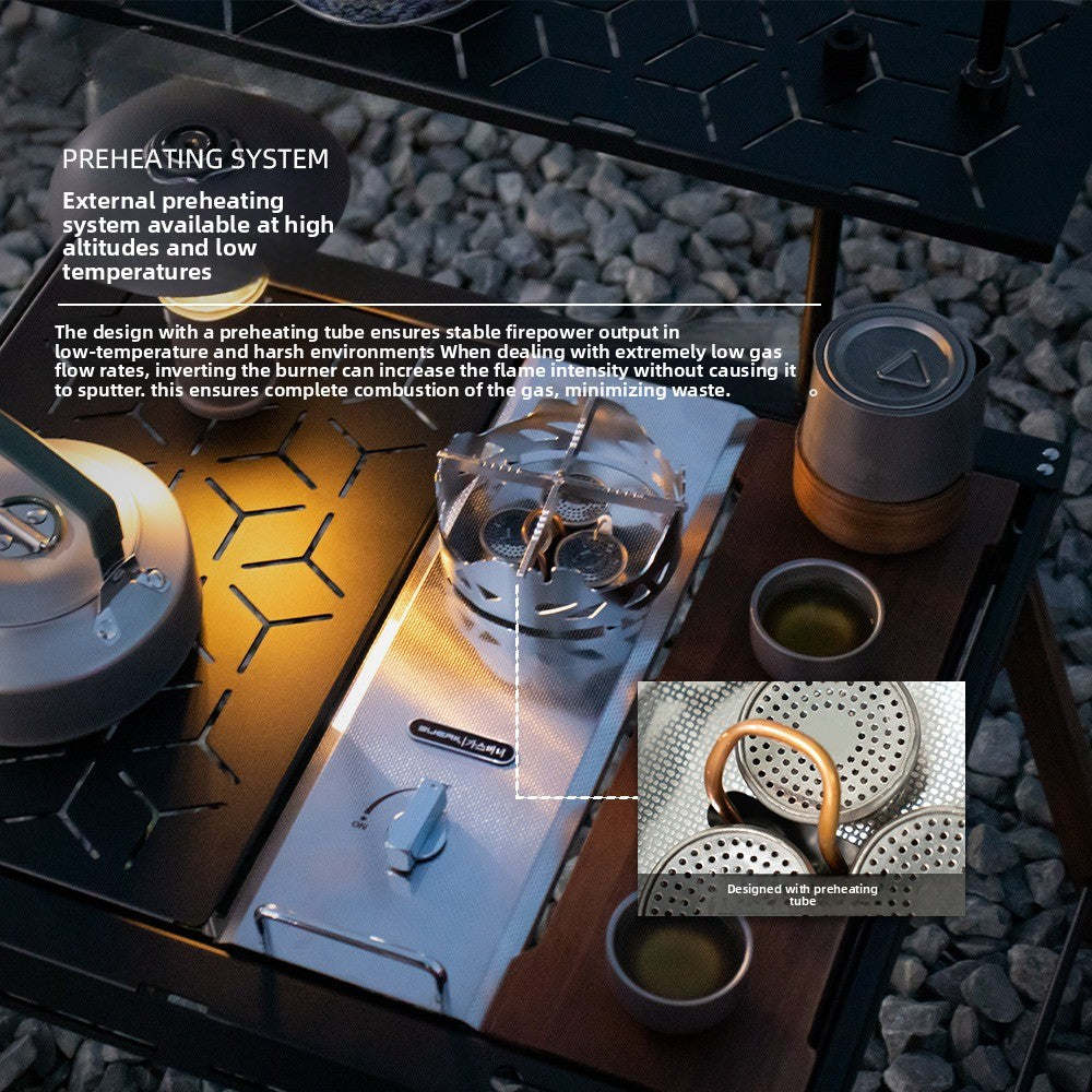 Camping portable gas cassette stove IGT outdoor gas stove