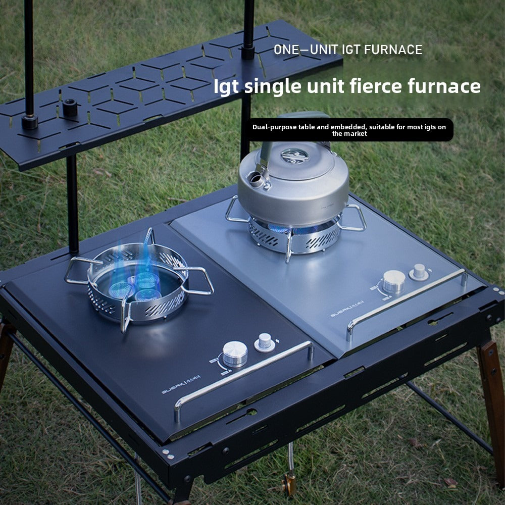 Bubik unit IGT furnace, portable fire windproof gas cassette furnace