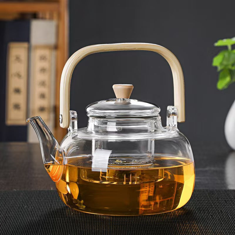 High borosilicate heat-resistant glass pot, teapot