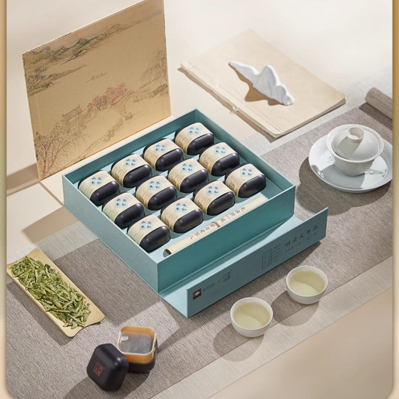 Mingqian Longjing 2025 New Tea Premium Green Tea, West Lake Gongfu Gift Box
