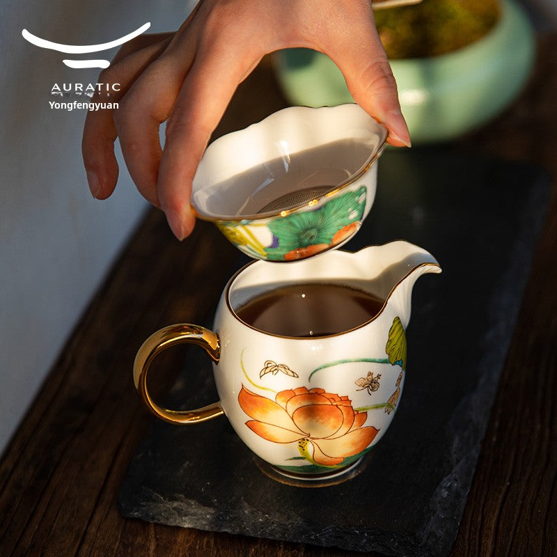 Yongfengyuan Kung Fu Tea Set, Happy Heming 8/9 pcs